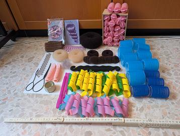 Set per acconciare i capelli in vari modi.