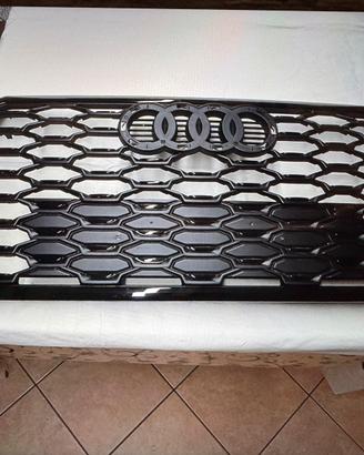 Griglia anteriore nera originale Audi