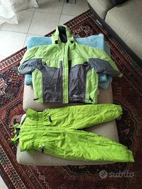 tuta sci bimba 3 anni 104cm