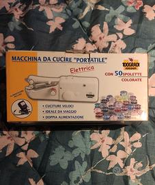 Macchina da cucire portatile elettrica