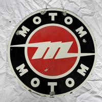 Insegna pubblicitaria Motom