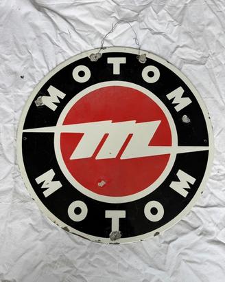Insegna pubblicitaria Motom