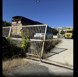 Cancello scorrevole in ferro 8x2,5m