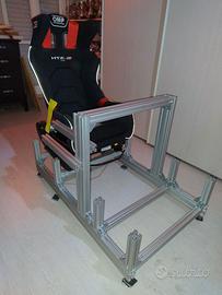 Postazione di guida in profilato di alluminio