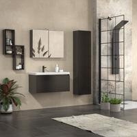 Composizione Space 80 Nero Intenso Karag