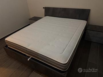 Letto Matrimoniale CONTENITORE + Materasso