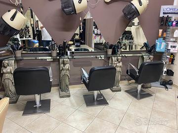 Poltrone negozio parrucchieria