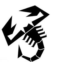 Adesivo decal logo scorpione abarth