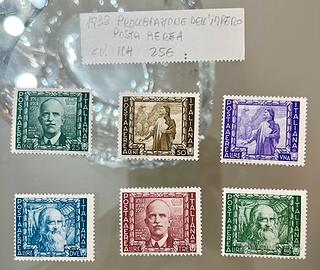 Francobolli regno d’Italia 1937