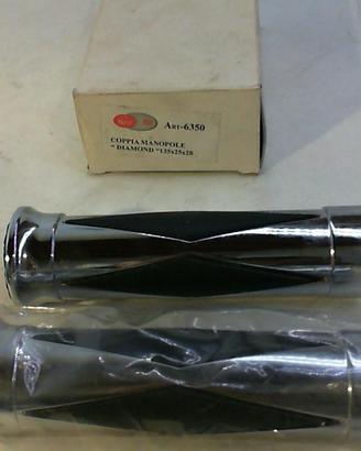 Coppia Manopole Moto Custom Scooter Universali caf