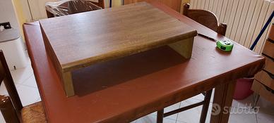 Alza schermo legno massiccio 