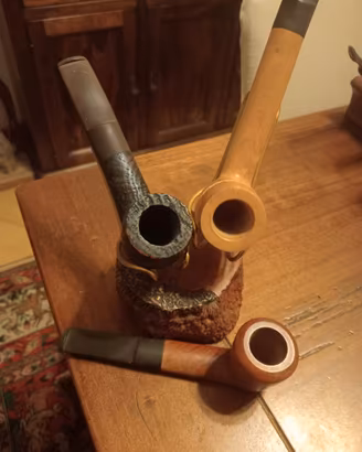 Tre Pipe in radica