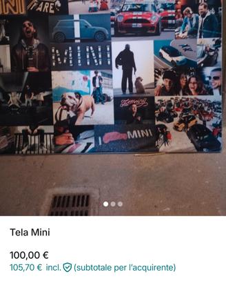 Tela quadro pop Art Mini
