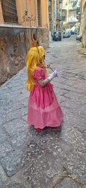 vestito principessa peach super mario