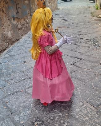 vestito principessa peach super mario