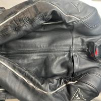 Giacca moto in pelle dainese tg 48
