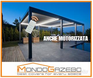 Bioclimatica pergola 360x720cm gazebo altre6misure
