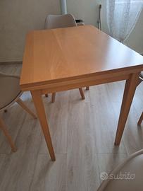 Tavolo rettangolare allungabile