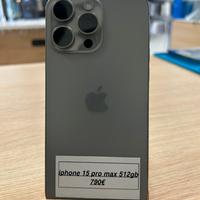 Iphone 15 pro max 512gb 790€