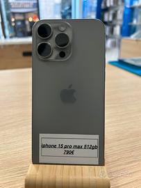 Iphone 15 pro max 512gb 790€