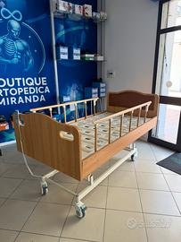 Letto Elettrico Ortopedico con Sponde e Ruote