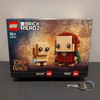 Lego LOTR BrickHeadz 40630 Frodo e Gollum, nuovo