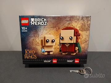 Lego LOTR BrickHeadz 40630 Frodo e Gollum, nuovo