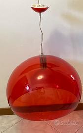 Lampadario KARTELL FL/Y rosso