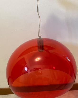 Lampadario KARTELL FL/Y rosso