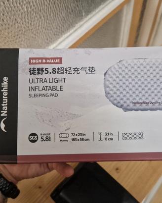 Materassino campeggio alpinismo naturehike 5.8