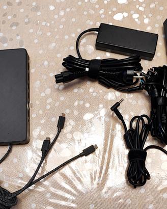 Kit 3 dock USBc hp Universal + alimentatori