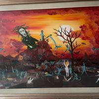 quadro olio su tela di Walter Bianconi