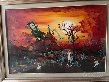 quadro olio su tela di Walter Bianconi