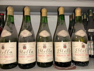 Vino stella 1984 bianco secco piemonte