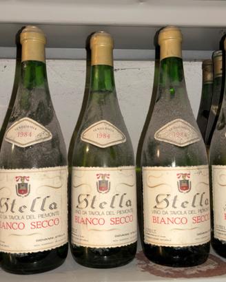 Vino stella 1984 bianco secco piemonte