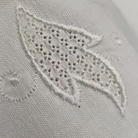 Set Lenzuolo e Federe Misto Lino e Raffinati Ricam