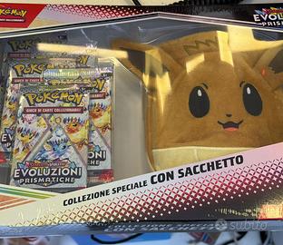 Pokémon Evo. Prismatiche collector con sacchetto