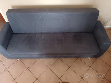 Divano 3 posti in velluto alcantara