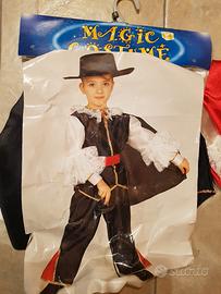 Vestito di carnevale Bambino Zorro elegante