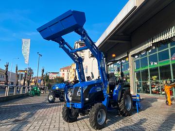 Trattore SOLIS S26 Caricatore Ant. Sfilabile Benna