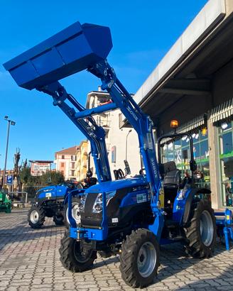 Trattore SOLIS S26 Caricatore Ant. Sfilabile Benna