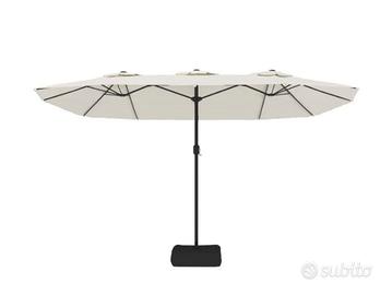 Telaio in acciaio per ombrellone con base a croce