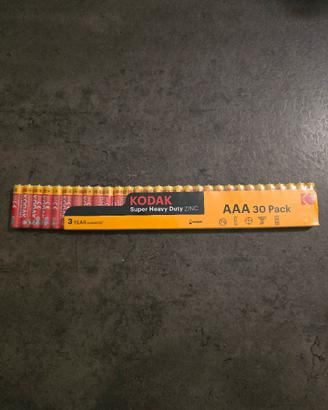Pile Batterie Kodak A A A 30 Pack nuove sigillate