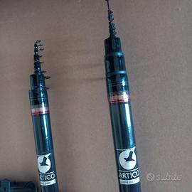 2 Canne  da pesca   ARTICO  altissimo modulo