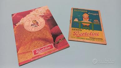 Ricettari Bertolini vintage anni 50 e 90 Mariarosa