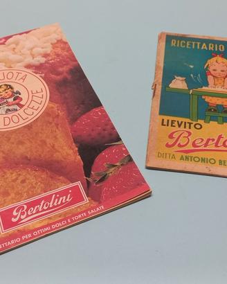 Ricettari Bertolini vintage anni 50 e 90 Mariarosa