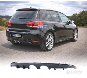 DIFFUSORE VOLKSWAGEN VW GOLF MK6 08-12 NERO LUCIDO