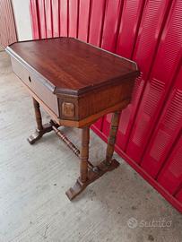 Comodino tavolino noce  vintage