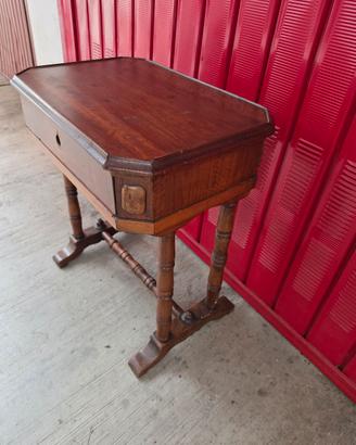 Comodino tavolino noce  vintage