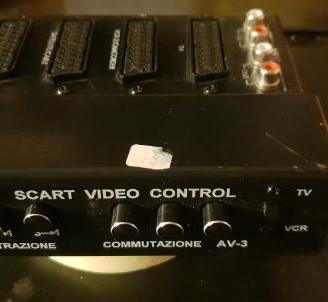 Scart video control selettore commutatore
